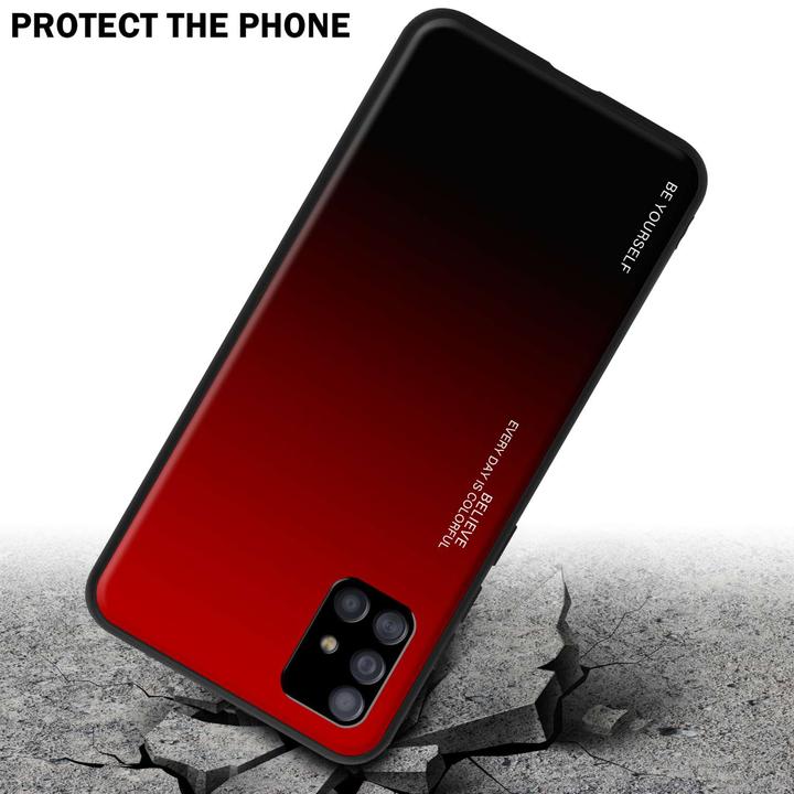 Image du produit Cadorabo Coque pour Samsung Galaxy A51 5G TPU 2 Farben Glas (Samsung Galaxy A51 5G)