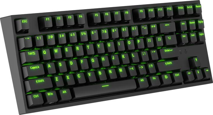 Actual product image Genesis Klawiatura THOR 404 TKL Gateron Yellow Pro (NKG-2069) (Eng. Int., Cable)