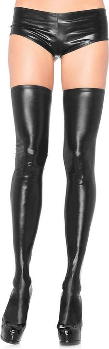 Leg Avenue Wet Look Thigh Highs