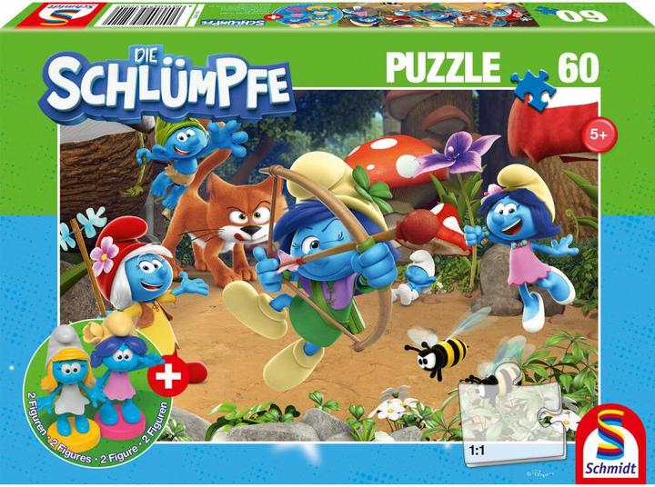 Immagine prodotto Schmidt Spiele Azrael nella Casa dei Puffi 60 pezzi (60 pezzi)