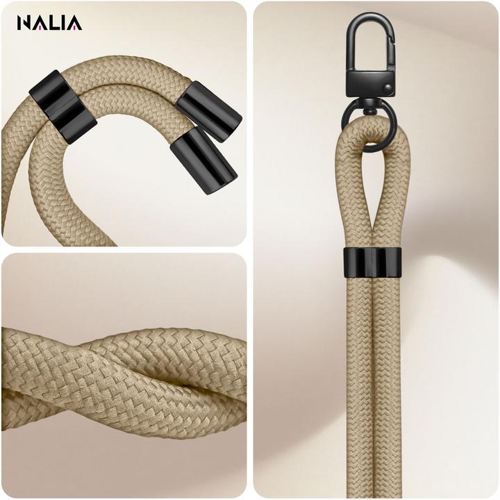 Produktbild Nalia HoldMe Lanyard Handykette - Universal Trageband für Smartphones - Verstellbar, Soft & Elastisch