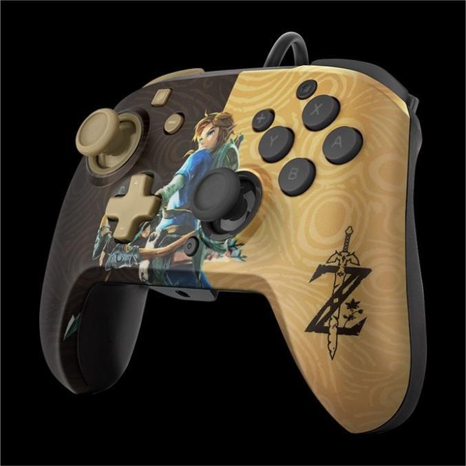 Actual product image PDP Controller Faceoff Deluxe+Audio Zelda Switch (Switch OLED, Switch)