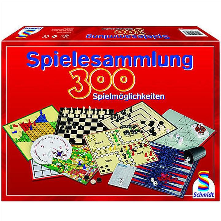 Actual product image Schmidt Spiele 300 game collection red (German)