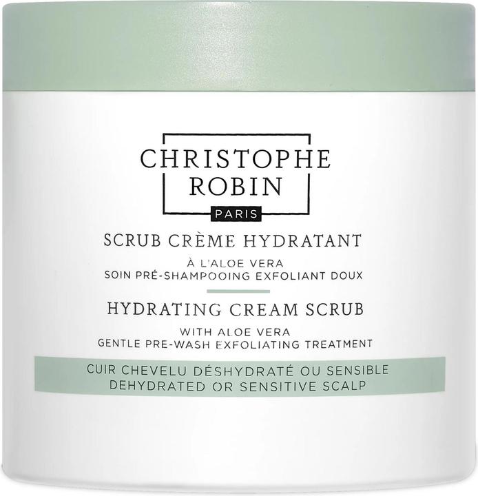 Christophe Robin Hydrating Cream Scrub with Aloe Vera (250 ml, Flüssiges Shampoo)