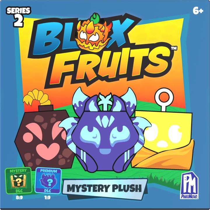 Productafbeelding Phat Mojo Blox Fruit pluche figuurtjes 10 cm Mystery Plush Serie 2 Display (9) (9.50 cm)
