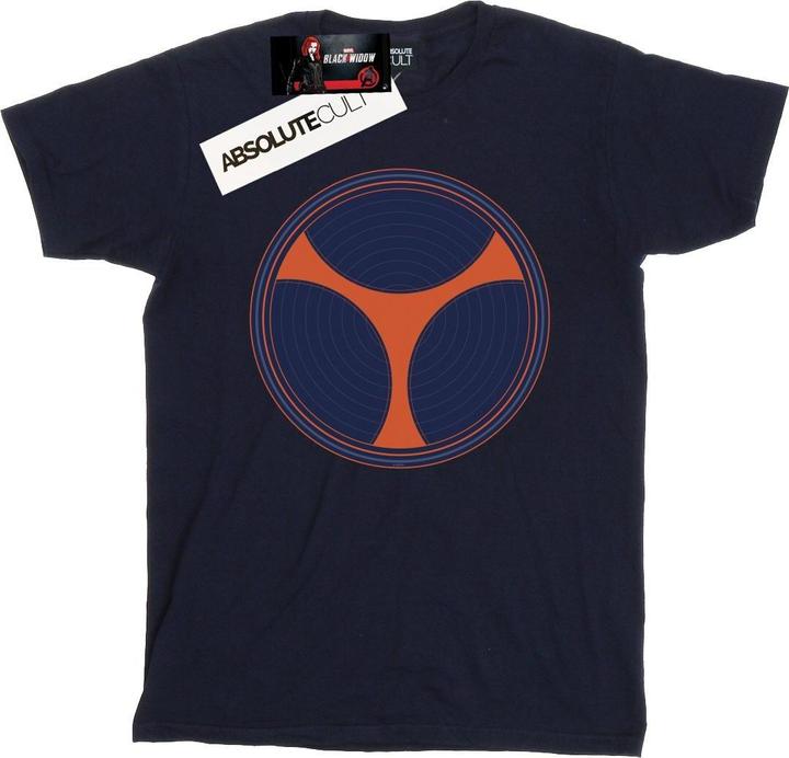 Black Widow Film Taskmaster Distressed Schild TShirt