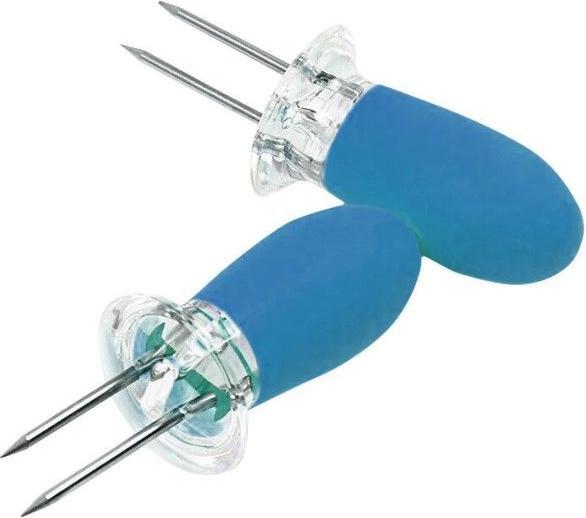 Image du produit MU Classic Supports à épis de maïs en acier inoxydable Lot de 8