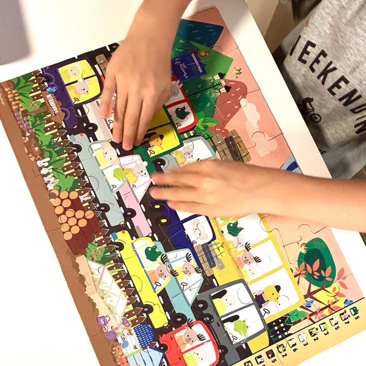 Produktbild DoerKids Suchen Finden & Zählen Parkplatz Bodenpuzzle (35 Teile)