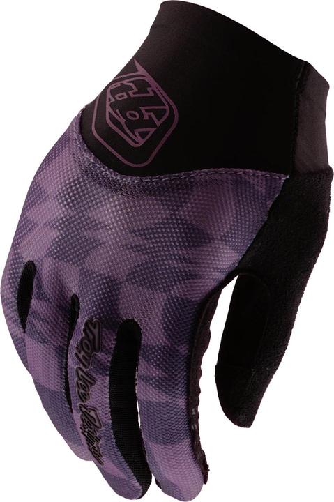 Actual product image Troy Lee Designs Womens Ace Glove, Twisted Checkers, deep purple, M (M)