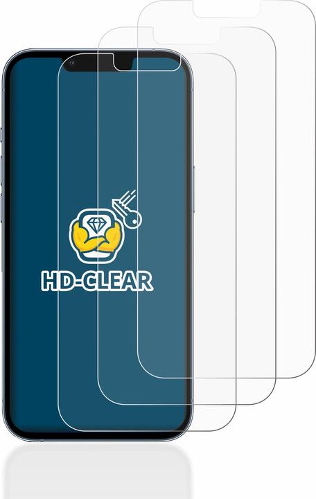 Productafbeelding BROTECT Schermbeschermer Clear (6 Stuk, Apple iPhone 13 Pro)