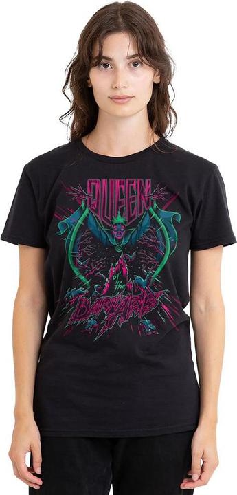 Actual product image Disney Villains Unisex Adult Queen Of The Dark Arts T-Shirt (S)