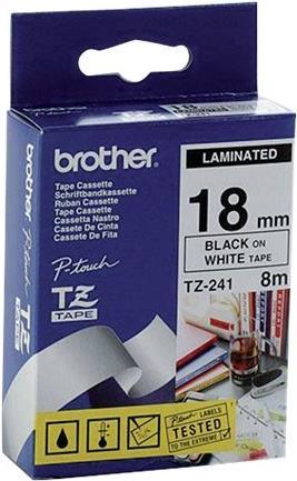 Produktbild Brother TZ-241 (1.80 cm, Weiss, Schwarz)