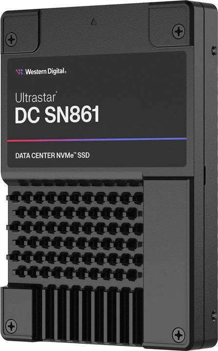 Actual product image WD DC SN861 BICS6 NVMe U.2 28% OP ISE (1600 GB, 2.5")