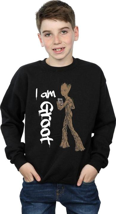 Immagine prodotto Avengers Infinity War Graffiti Groot Felpa Ragazzi (152, 158)