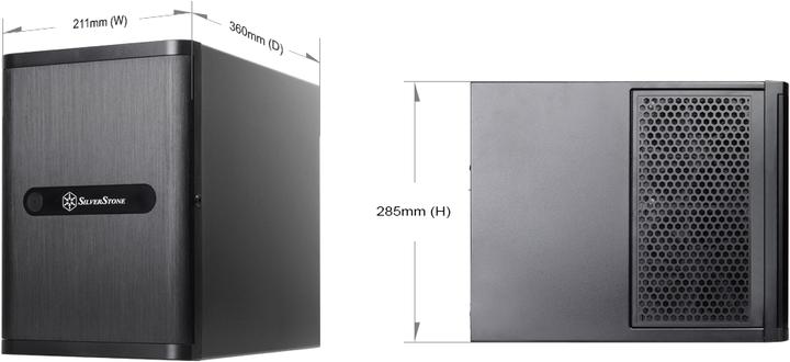 Image du produit Silverstone Sst-Ds380b (Mini-ITX, Mini-DTX)