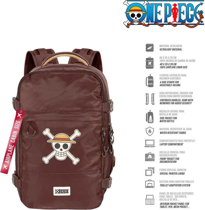Immagine prodotto Karactermania Mercury Zaino Sottosella Cabina Borsa 40x20x25cm Teschio (20 l)
