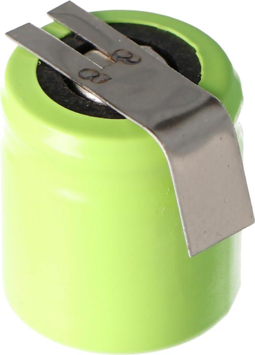 Produktbild AccuCell Akku für Sanyo N-110AA Akku NiMH 1/3 AA Mignon mit Lötfahne Z-Form (1 Stk., 1/3 AA, 150 mAh, Akku)