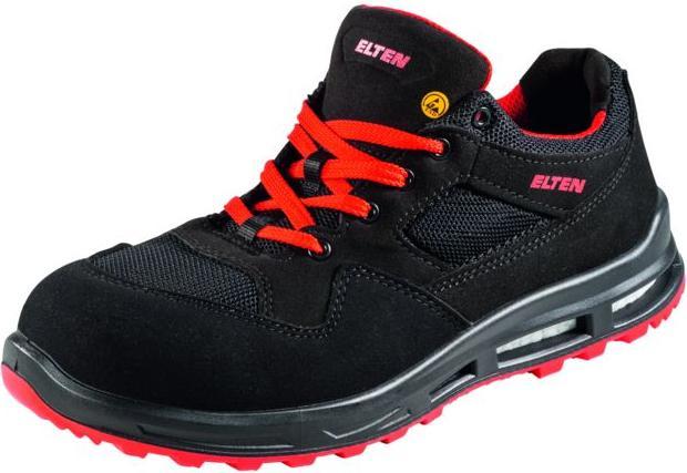 Actual product image Elten Low shoe black/red LAKERS XXT Low ESD, S1P, EU shoe size: 40 (S1P, 40)