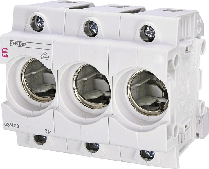 Produktbild Eti Neozed-Sockel D02 3-polig 63A (63 A)