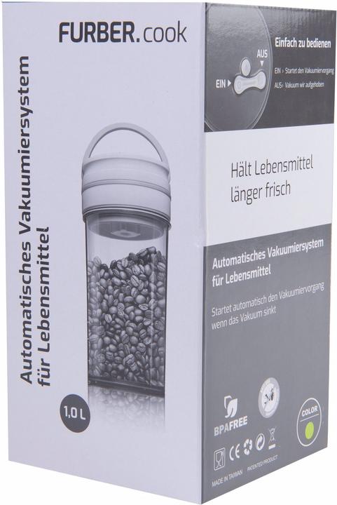 Produktbild Furber Vakuum-Vorratsdose 1.0l (1 l)