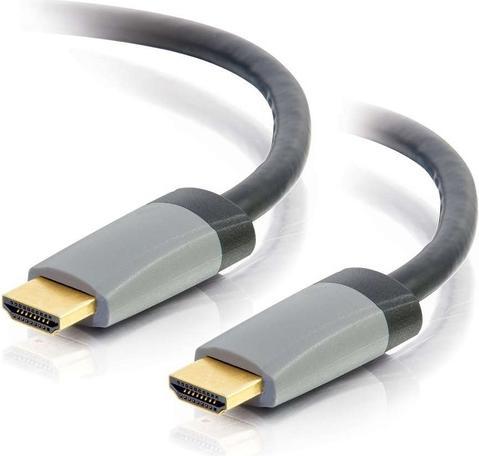 C2G 3 m - Câble HDMI® haut débit Select avec Ethernet 4K 60 Hz - encastrable dans le mur, certifié CL2 (3 m, HDMI)