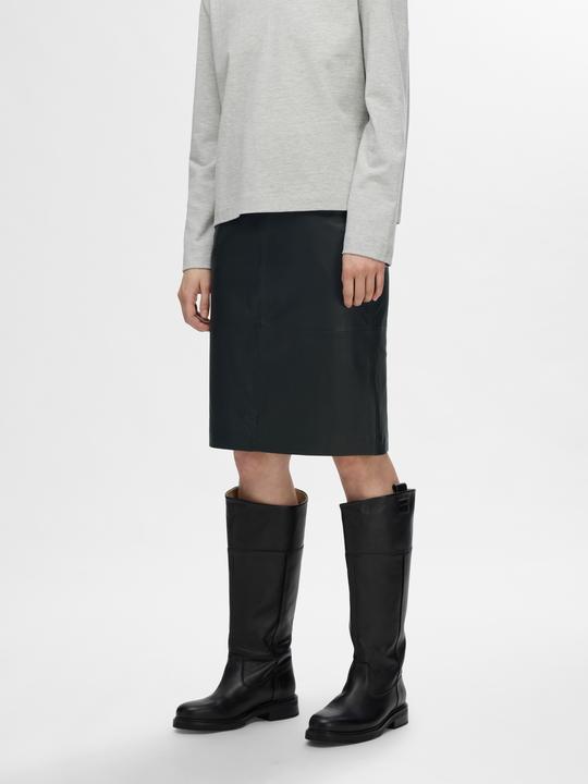 Image du produit Selected Femme Slfmaily Hw Leather Skirt Noos (44)