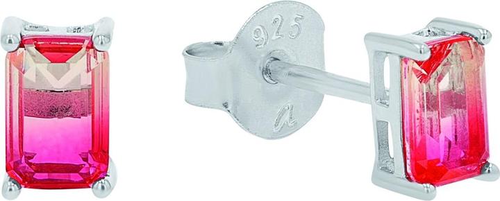 Immagine prodotto Amor Ohrschmuck für Damen, 925 Sterling Silber, Glas (Argento 925)