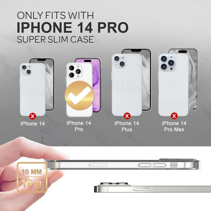 Produktbild Nalia Klare 360 Grad Hülle (Apple iPhone 14 Pro)