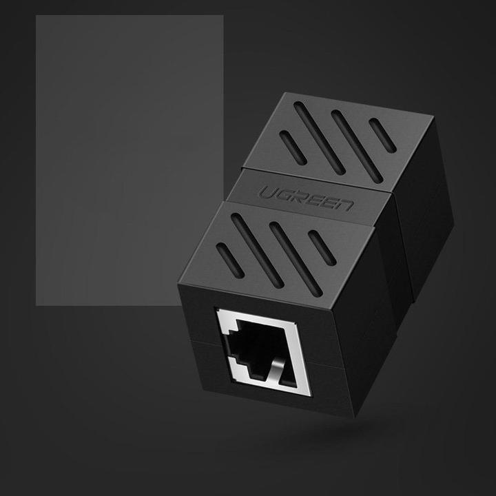 Actual product image Ugreen Ethernet Coupler RJ45 CAT6 10 Gbit/s (Network coupling)