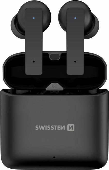 Swissten Cuffie Bluetooth TWS ALUPODS (4.50 h, Cablato)