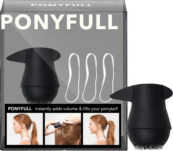 Actual product image Kitsch Ponyfull black