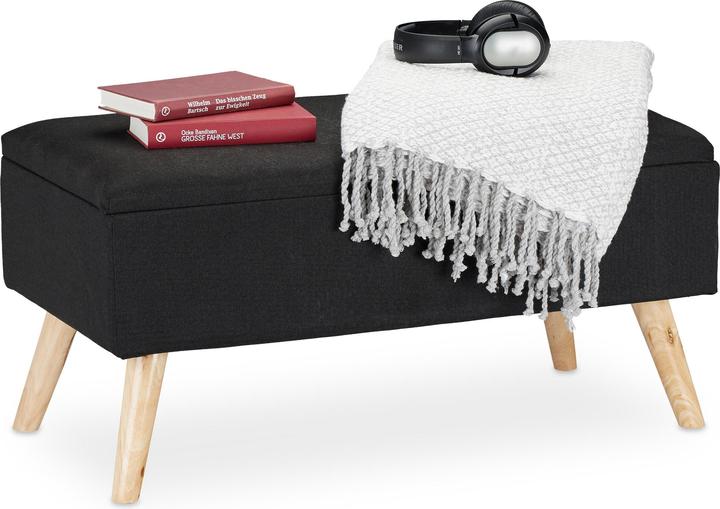 Actual product image Relaxdays Hallway Storage Bench, Padded (79.50 cm)