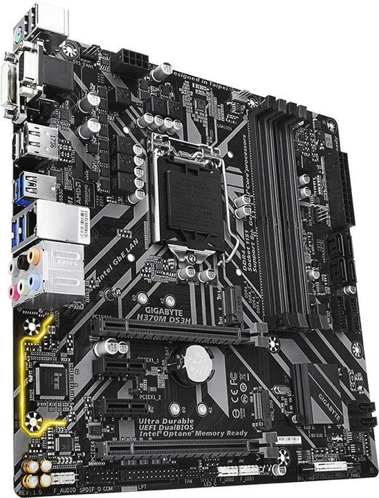 Gigabyte H370M DS3H S1151V2 H370 MATX (LGA 1151, Intel H370, ATX)
