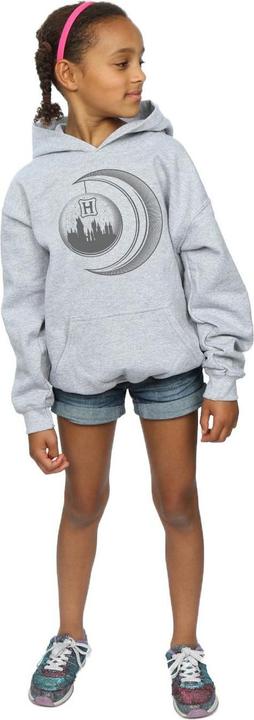 Actual product image Girls Hogwarts Moon Hoodie (128)