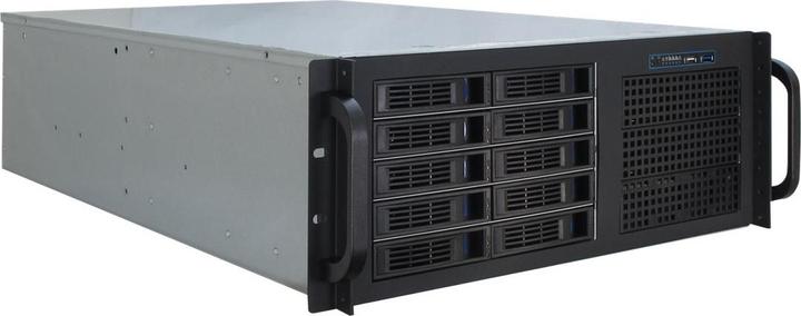Produktbild Intertech IPC 4U-4410 48,3cm 19Zoll 4HE Storage Rackmount-Gehaeuse 3x 5,25Zoll ext. 10x 2,5Zoll o. 3,5Zoll... (USB 3.0)