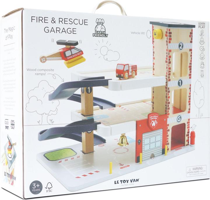 Actual product image Le Toy Van Fire and rescue station
