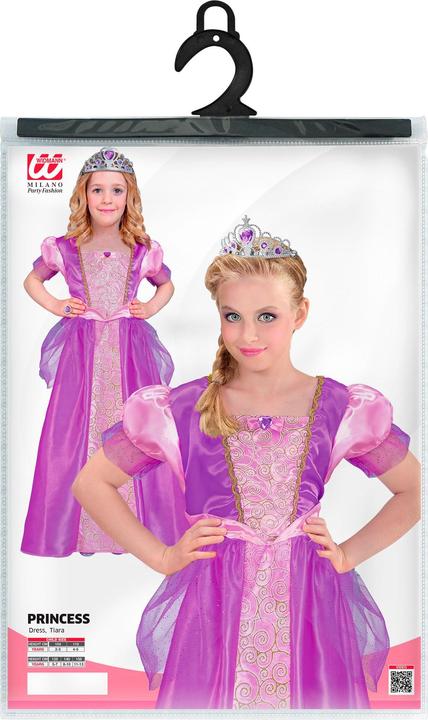 Produktbild Widmann PRINZESSIN (Kleid, Tiara), 104 cm / 2-3 Years (2, 3)