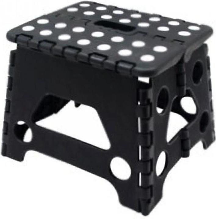 Benson Folding stool black / white small - 80 kg