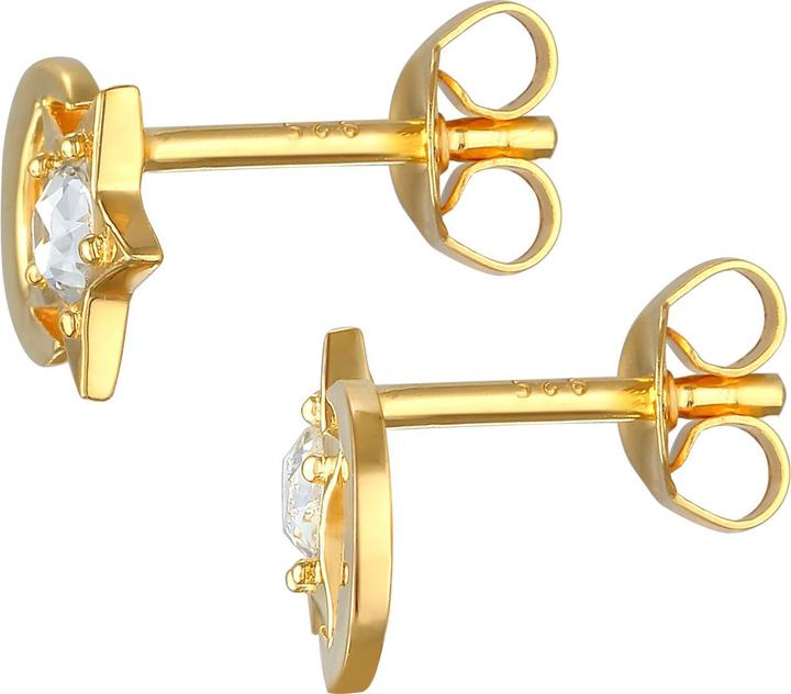 Image du produit Elli Astro, demi-lune, étoiles (Argent sterling 925, Cristal de verre)