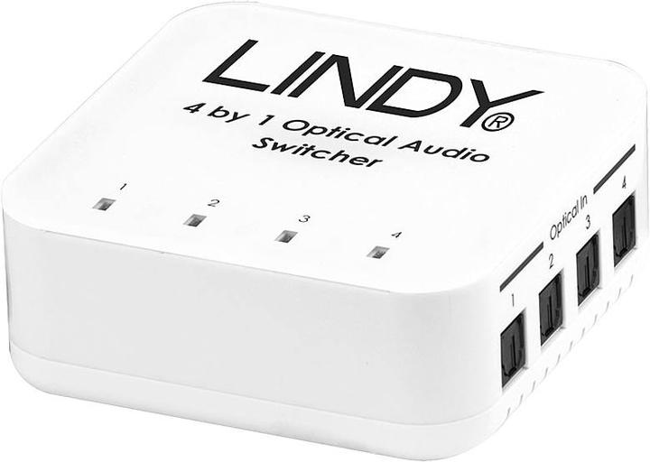 Produktbild Lindy Audioumschalter SPDIF Digital 4 Port Remote