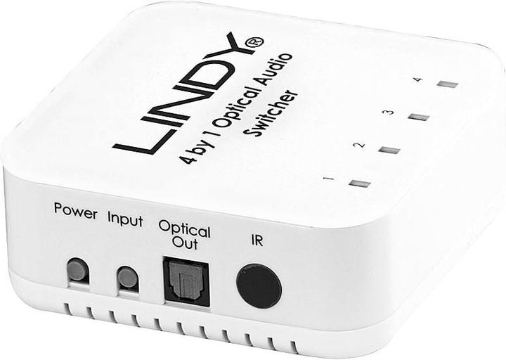 Produktbild Lindy Audioumschalter SPDIF Digital 4 Port Remote