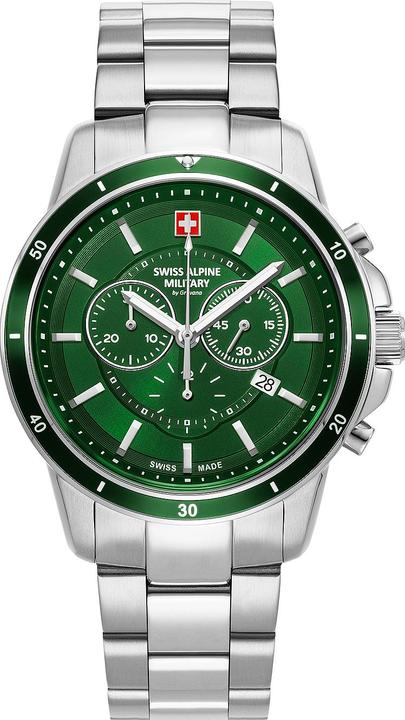 Actual product image Swiss Alpine Military 7089.9134 Chronograph Men's Watch 44mm 10ATM (Chronograph, 44 mm)