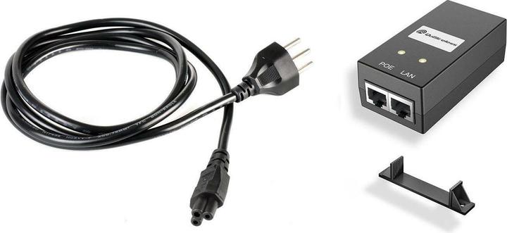 Actual product image Teltonika PoE Injector QuPSU P248E Passive POE 24V, 0.8A (Passive 24V PoE-in, 19 W)