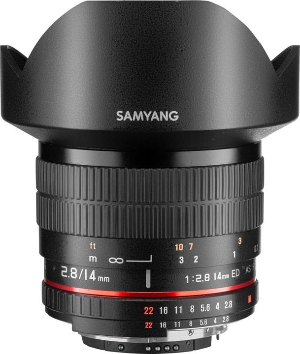 Produktbild Samyang 14mm f/2.8 ED AS IF UMC - Nikon F (Nikon F, Vollformat)