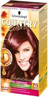 Schwarzkopf Country Colors Hair Dye 75 Madagascar - 1 Piece (75 Madagascar red-black)