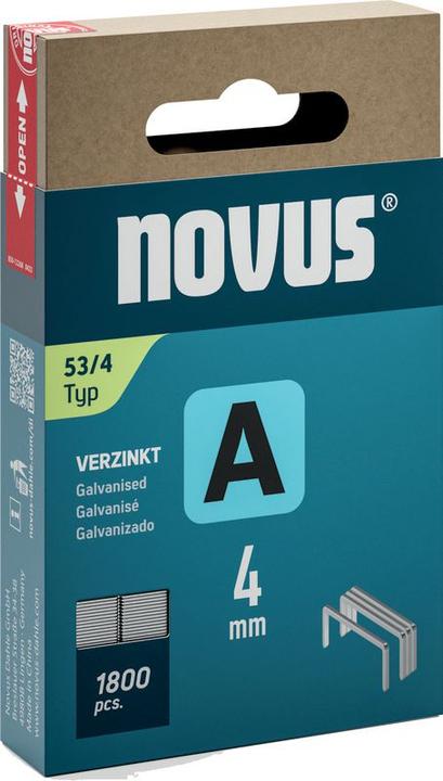 Image du produit Novus Agrafes à fil fin A 53 10mm 5000 pcs.