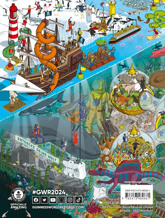 Image du produit Ravensburger Guinness World Records 2024 (Allemand, Records du monde Guinness, 2023)