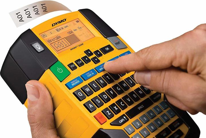 Produktbild Dymo Rhino 4200 Etikettendrucker Wärmeübertragung Kabellos QWERTY (180 dpi)