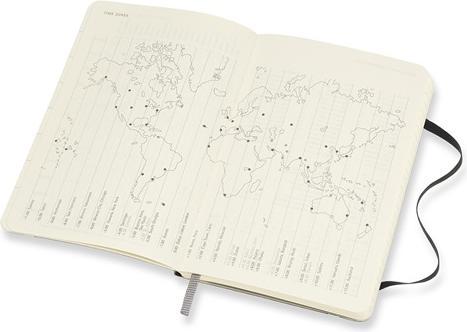 Produktbild Moleskine Monats-Notizkalender P/A6 629230 2020 1W/S,liniert schwarz