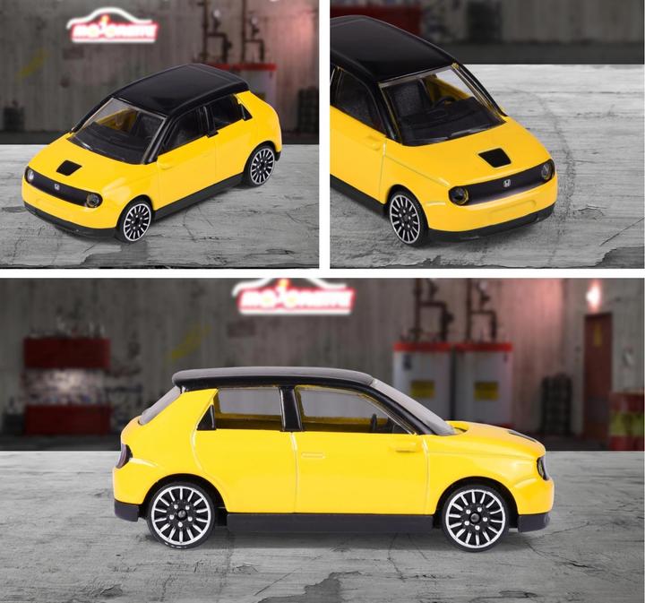 Actual product image Majorette Street Cars Honda E, yellow